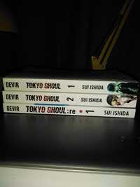 Tokyo Ghoul & Tokyo Ghoul:re Mangas