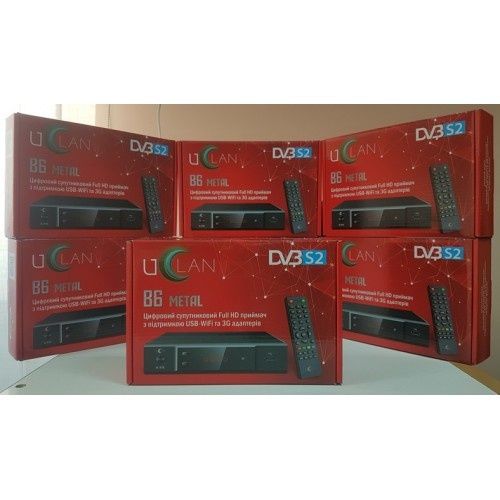 Спутниковый Mpeg4 ресивер тюнер приставка Uclan B6 Metal U2C B6 Metal