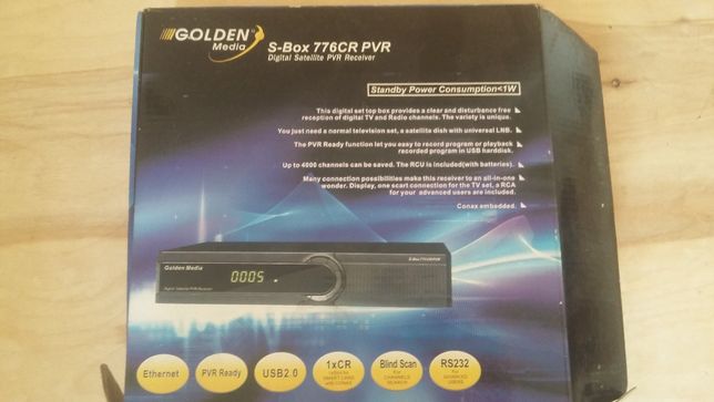 Dekoder Golden Media S-Box 776CR-PWR