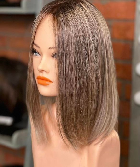 ‼️Натуральний парик медичний при алопеції Premium Wig Перука