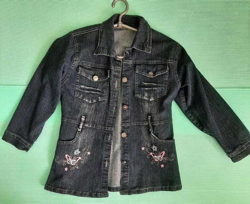 Куртка джинсовая для девочки р.8