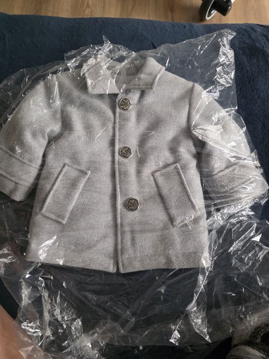 Płaszczyk  do chrztu dla chłopca