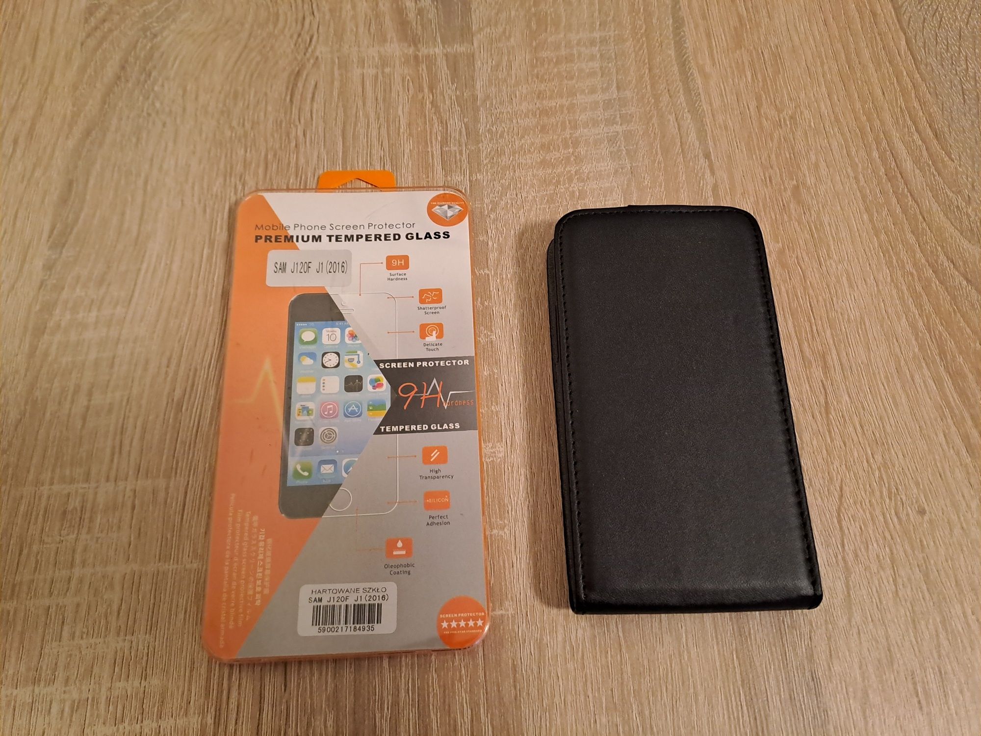 Samsung Galaxy J1 2016 etui kabura i szkło hartowane