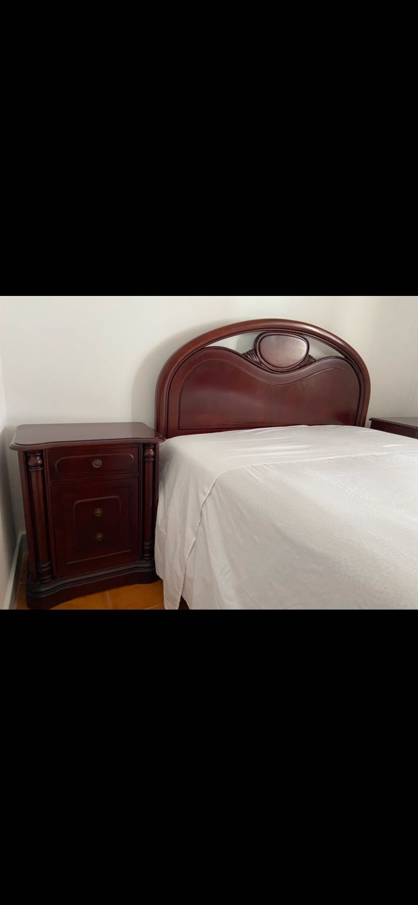 Conjunto quarto de casal madeira