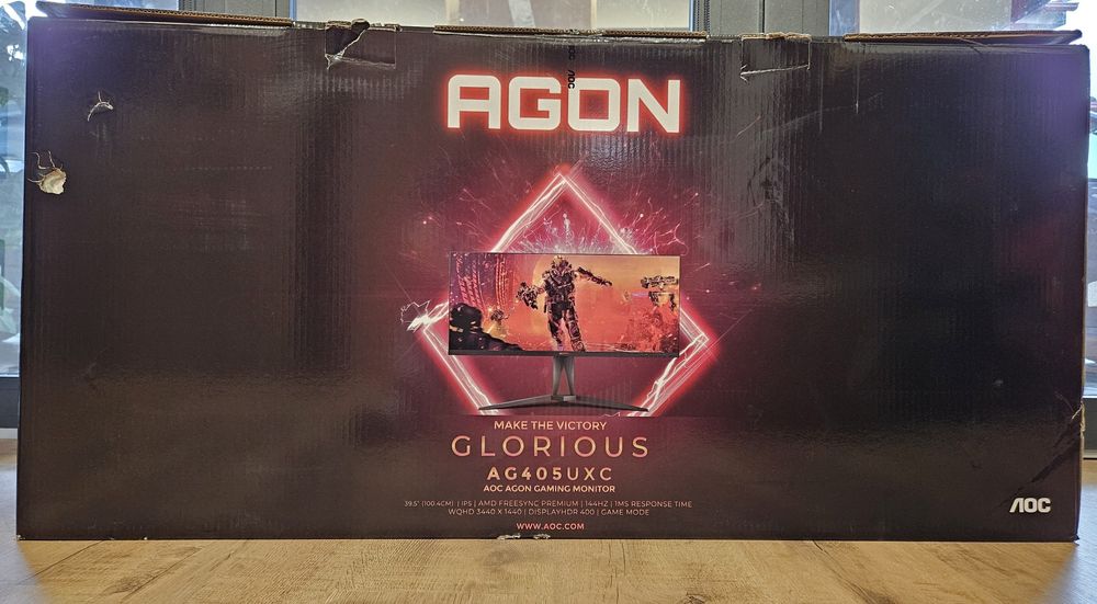 Monitor Gaming AOC - 39.5' - IPS - FreeSync - Novo c/garantia