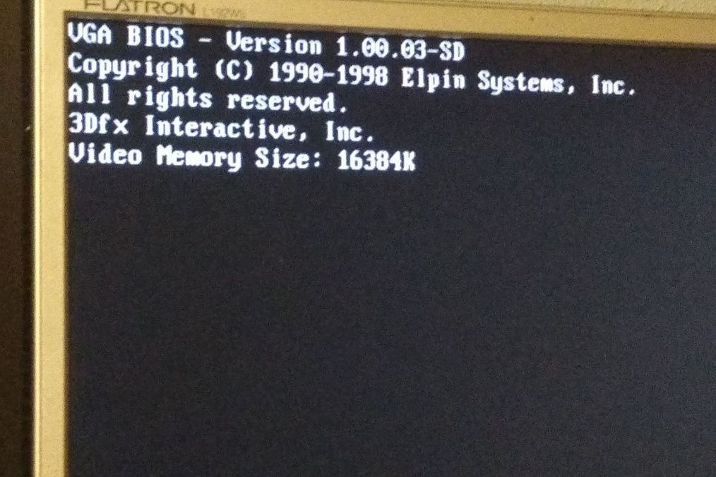 voodoo banshee 16mb agp 3DFX