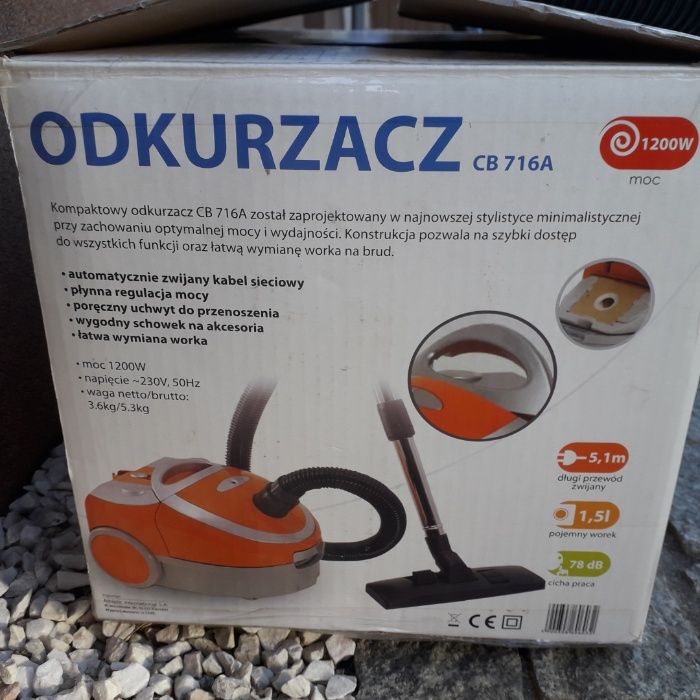 Odkurzacz Perfekt 1200W do konserwacji, naprawy