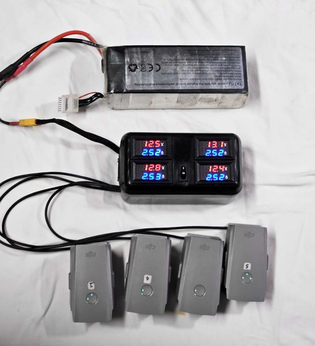 Carregador Baterias DJI AIR a 12V ou 40V
