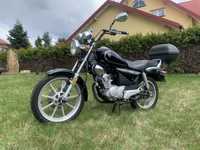 Motocykl Yamaha YBR Custom 125 Czarny przebieg 8700 km