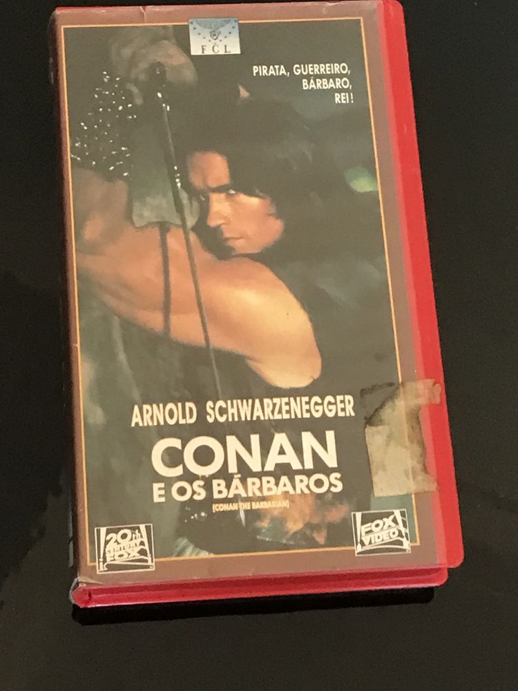 Vhs Conan e os barbaros Arnold Schwaznegger
