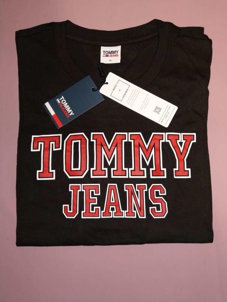 T-shirt męski Tommy Jeans(Tommy Hilfiger).Roz.XL,L.