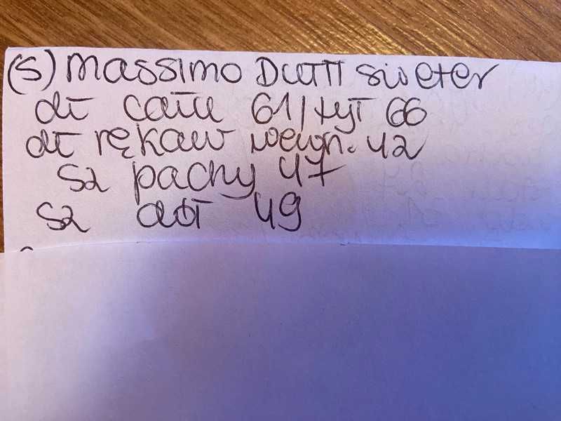 S m massimo dutti sweter pleciony splot warkocz szary srebrny dzianina