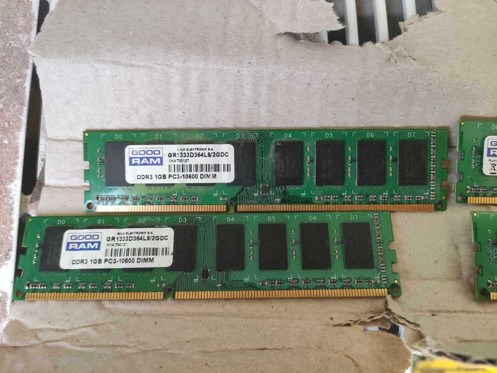 Pamięć RAM 2 x 1 GB | GOODRAM DDR3 PC3 - 10600 DIMM