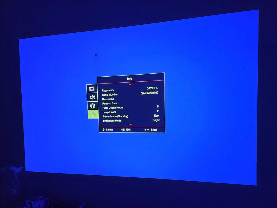 Новий проектор Optoma W345, 3700 лм, WXGA (1280×800) підтримка Full HD