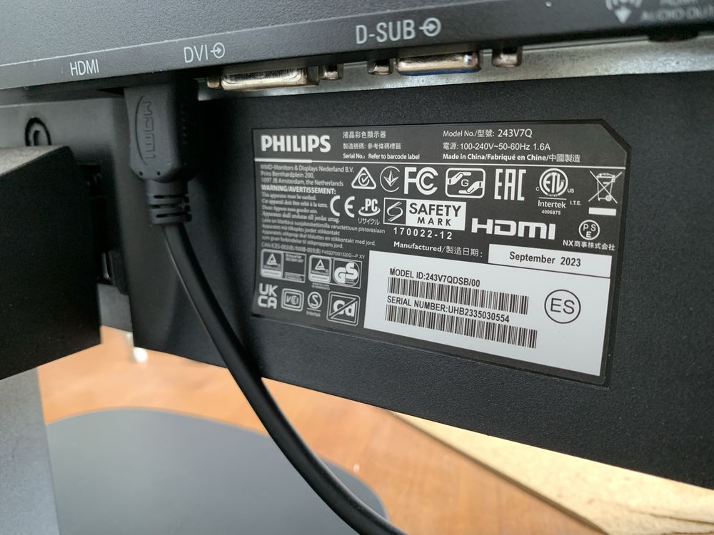 Торг монитор 75Гц Phillips 243V7q