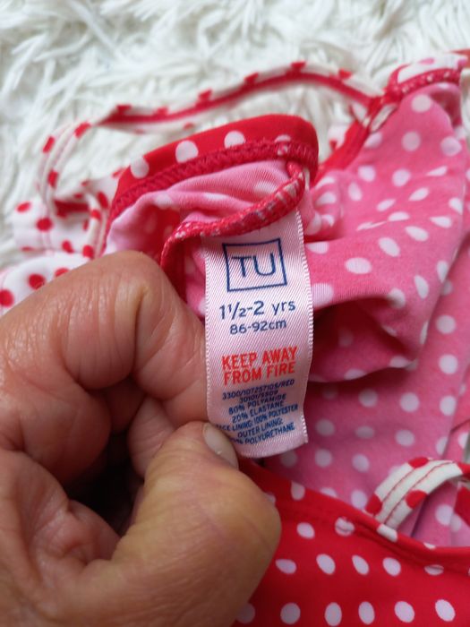 Zestaw stroi kąpielowych dziecięcych na 92cm (2latka)