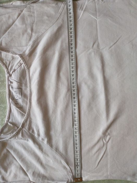 Sinsay bluzka t-shirt w beżowym kolorze do różnych stylizacji