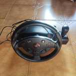 Pedais + volante da trust GTX