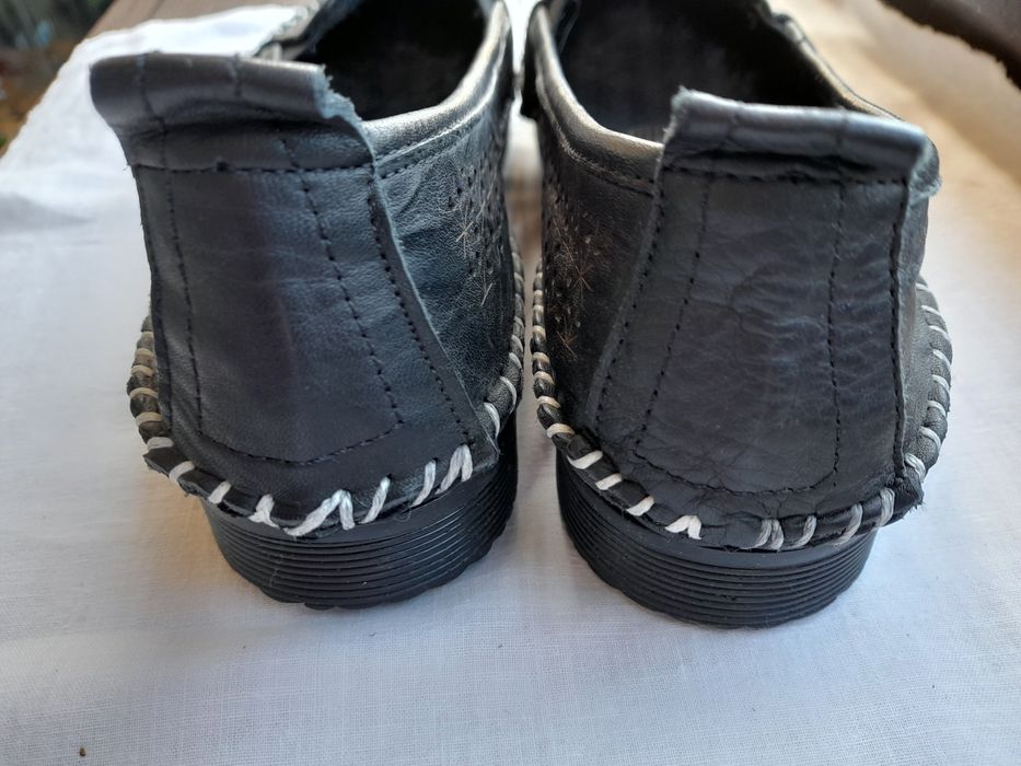 Мокасины Турция натуральная перфорированная кожа 38 (24,5 см)