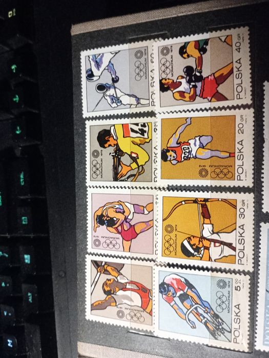 Znaczki Igrzyska XX Olimpiady – Monachium 1972