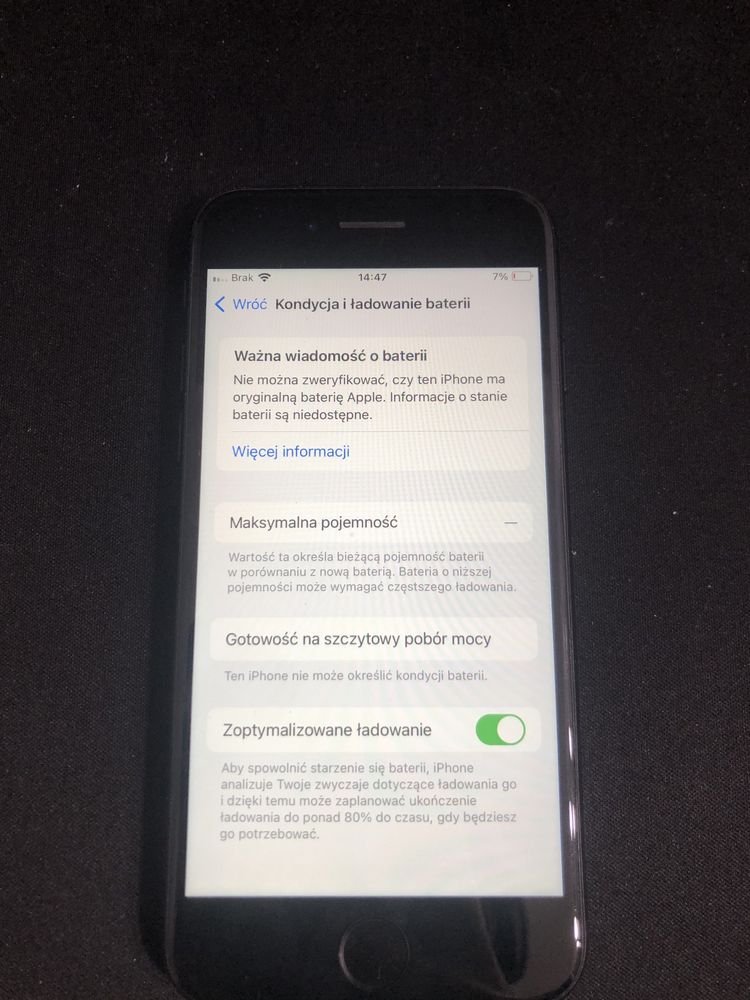 Iphone SE 2020 64GB 100% Sprawny 4 Etui Ladowarka Okazja!