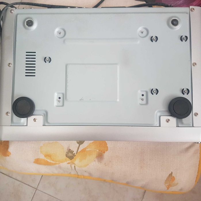 Leitor de DVD a funcionar