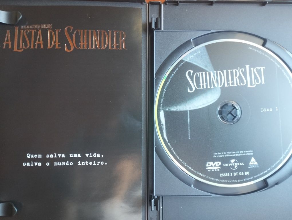 DVD A Lista de Schindler Edição de 2 discos