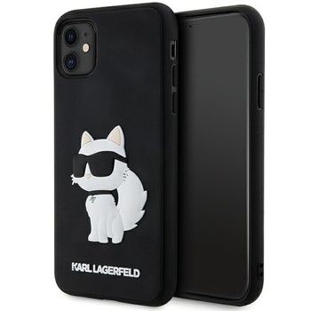 Oryginalne Etui KARL LAGERFELD hardcase Rubber Choupette 3D Iphone 11