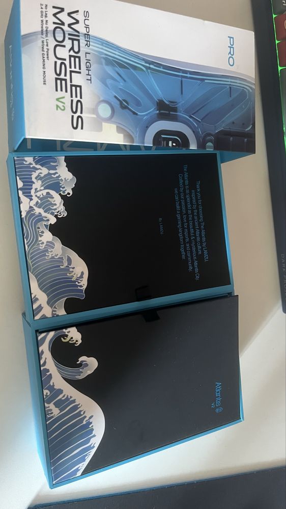Ігрова бездтротова мишка Lamzu Atlantis OG V2 Pro