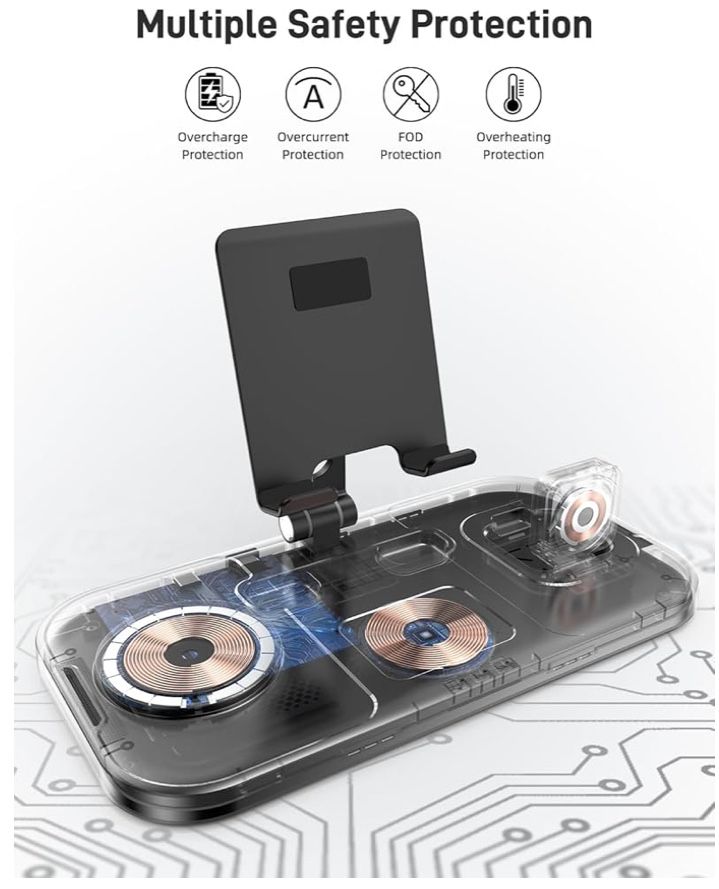 Wireless Charger 4 in 1, ladowarka indukcyjna