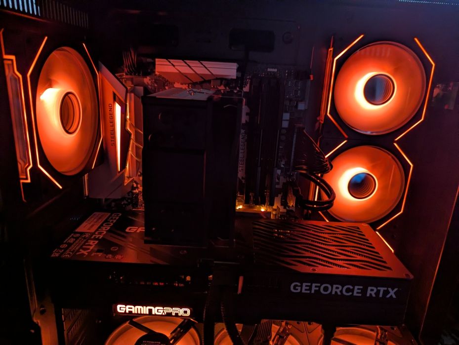 Материнська плата з вбудоною графікою b450 am4 AMD Asrock Steel Legend