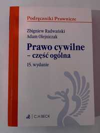 Z. Radwański, A. Olejniczak "Prawo cywilne - część ogólna" 15. wydanie