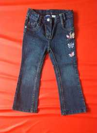Jeans spodnie dżinsowe dla dziewczynki roz. 92 - jest piękna :)