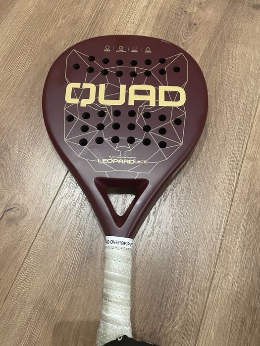 Raquete padel quad leopard
