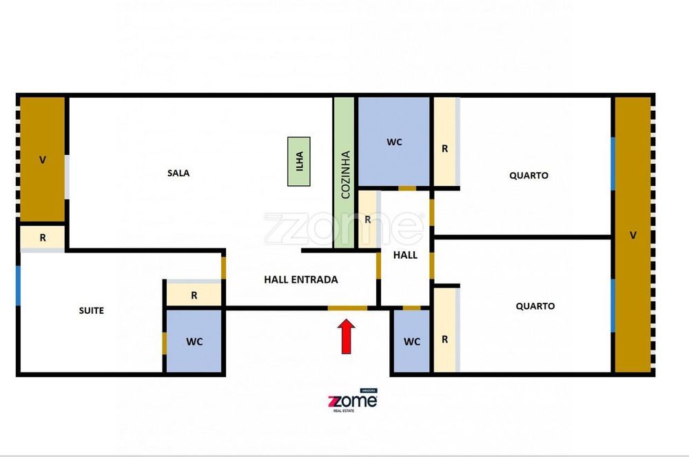 T3 com 3 Casas de Banho na Quinta da Capela