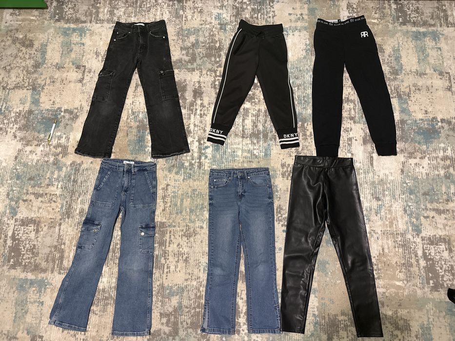 Пакет речей для дівчинки на 7-8 років 128 см спортивний костюм джинси