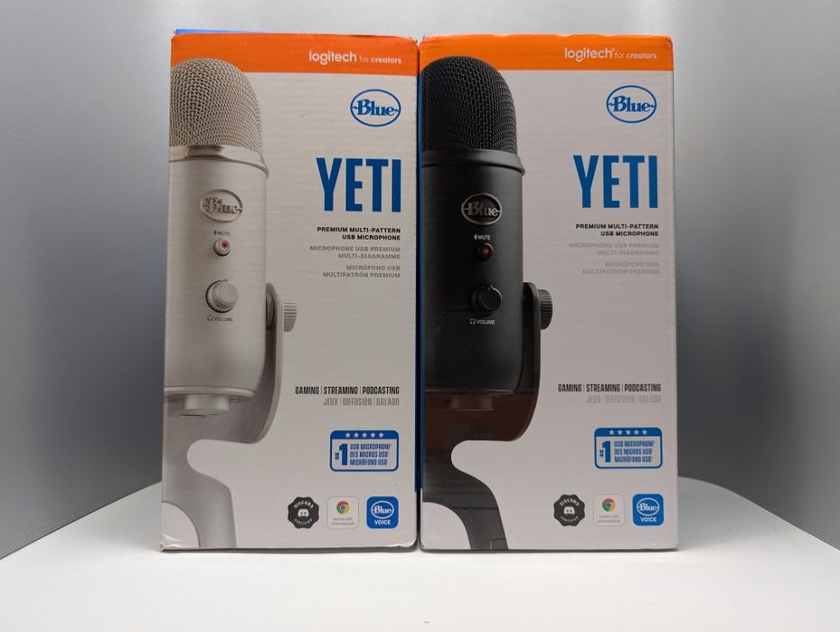 Мікрофон для ПК Logitech Blue Yeti USB Black новий з пломбами