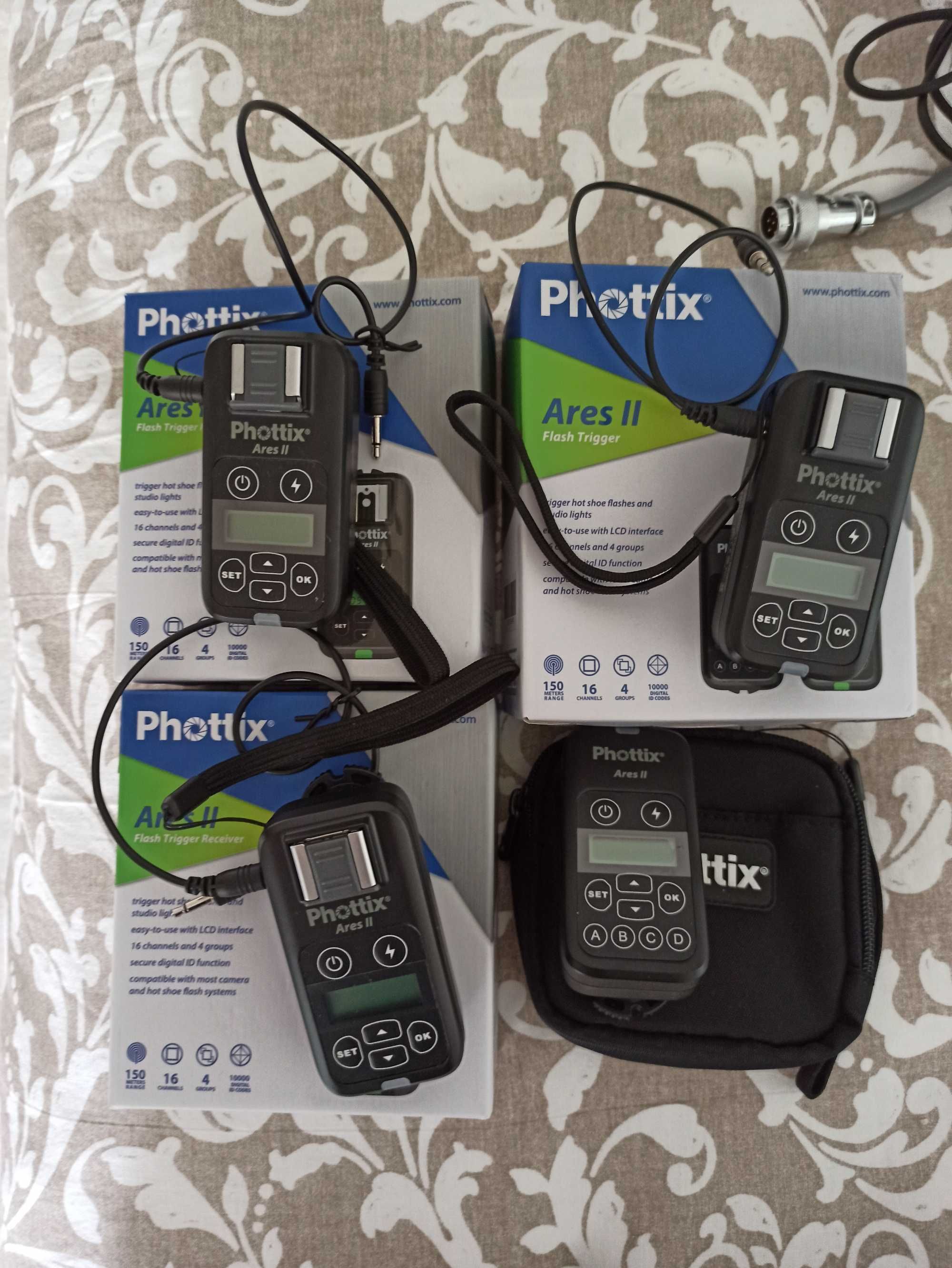 Phottix Ares II Disparador e receptores