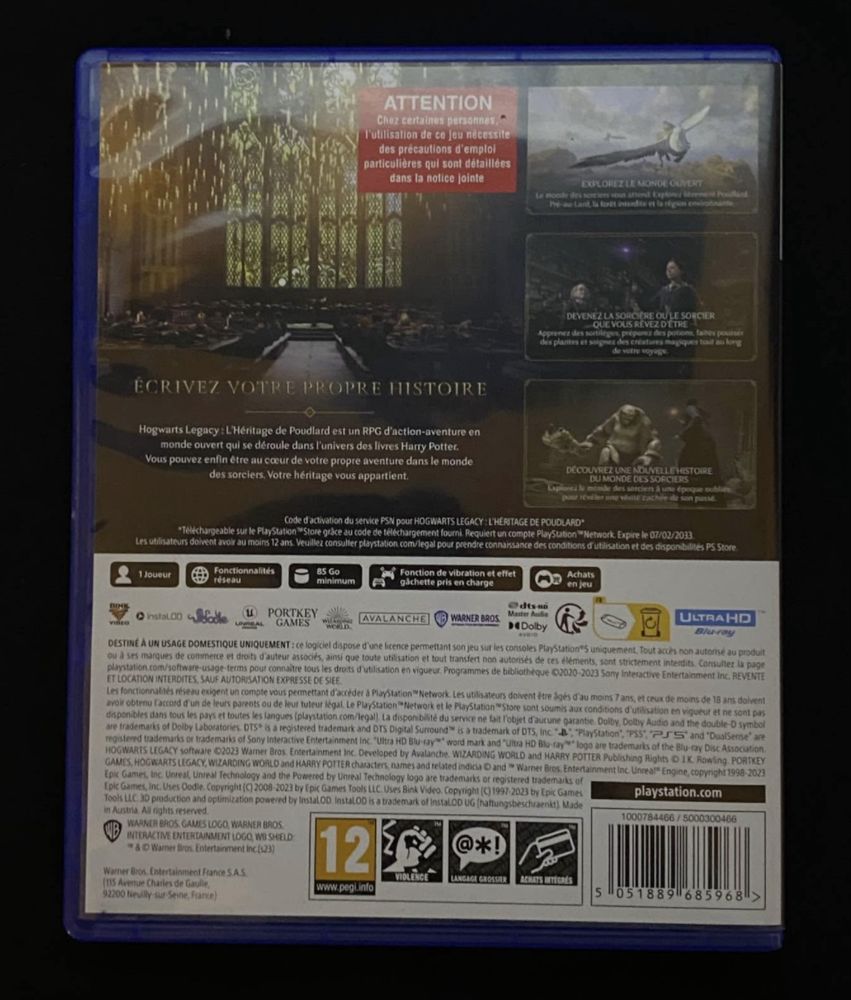 Hogwarts Legacy PS5