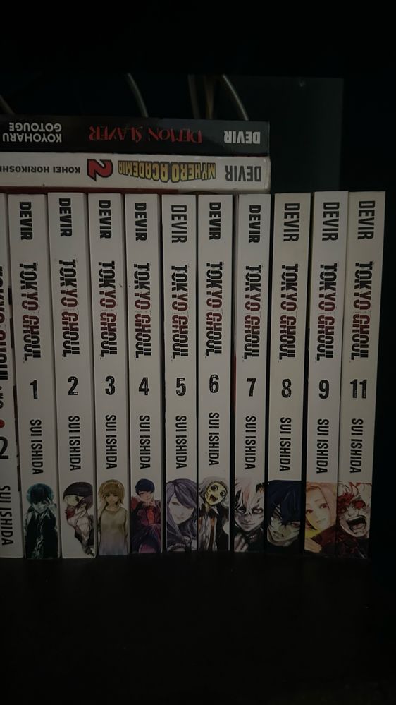 Vendo Manga (BD) Tokyo ghoul  Vol. 1 a 9 e 11