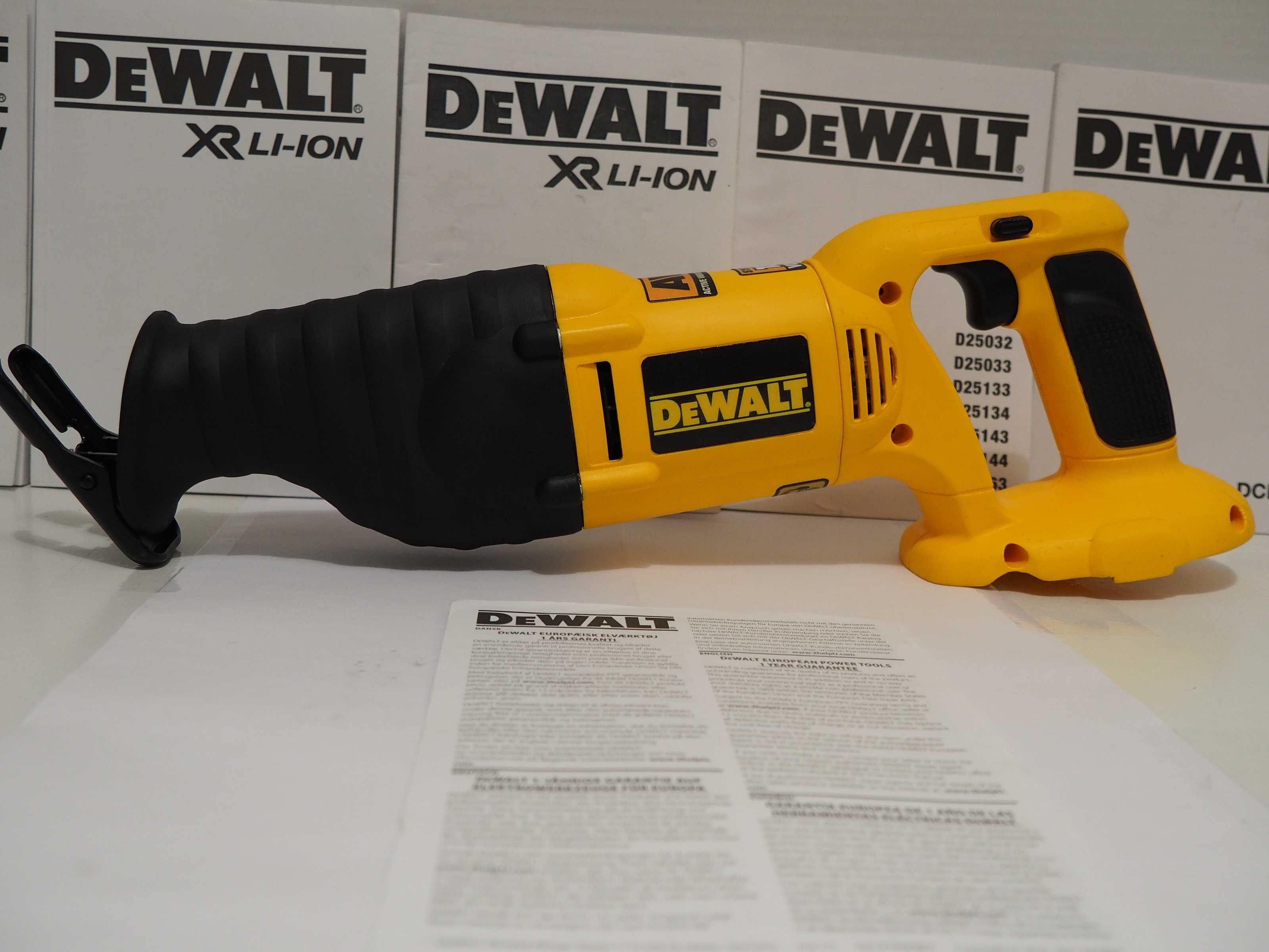 Pila szablasta DEWALT DC 380 bez bateria 18v Ni-CD,NI-MH bti berner