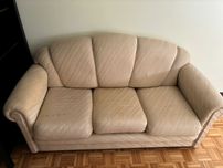 3 sofás cremes para venda