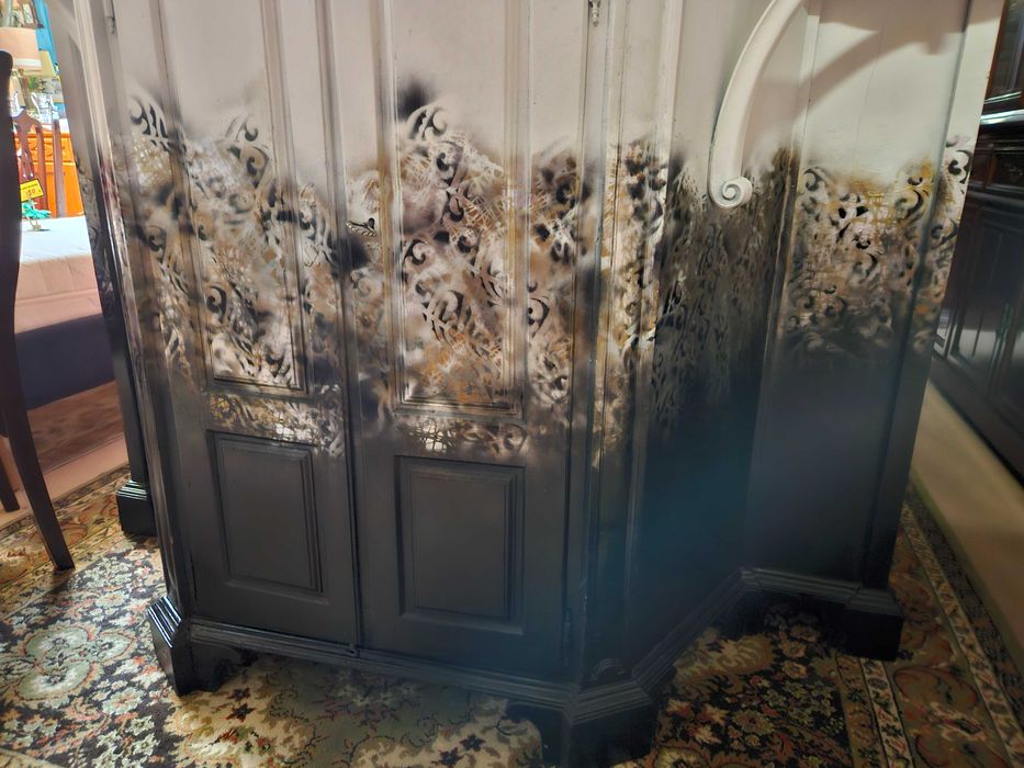 Grande consola antiga customizada - Muito bom estado g