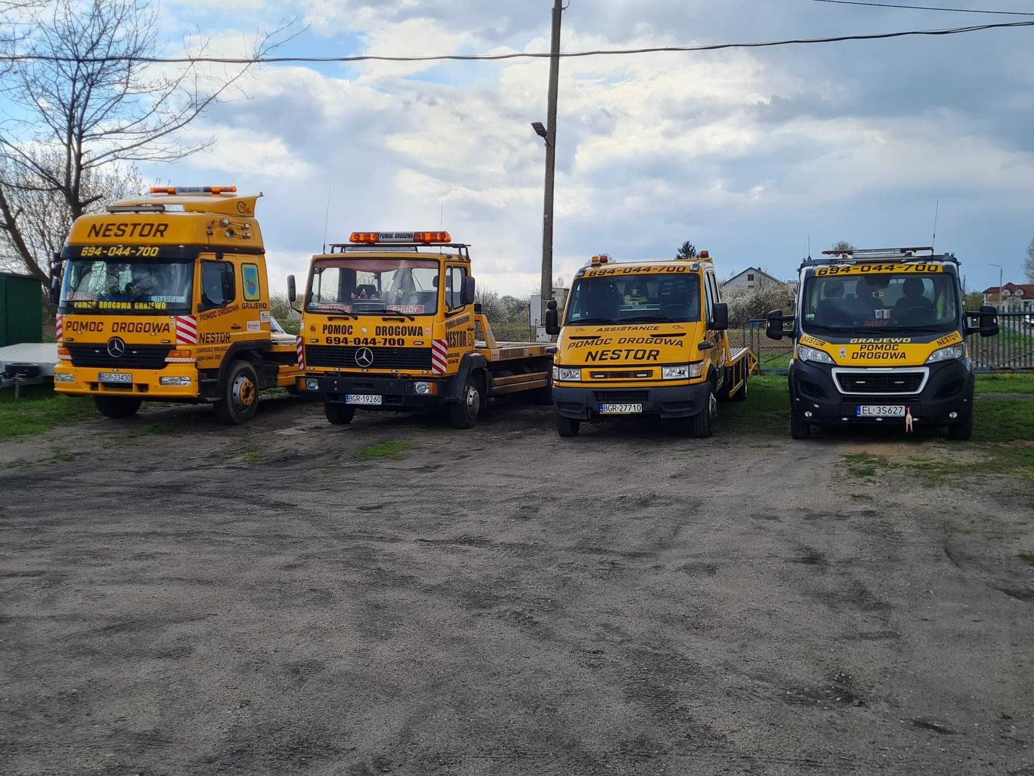 usługi transportowe, pomoc drogowa 24h