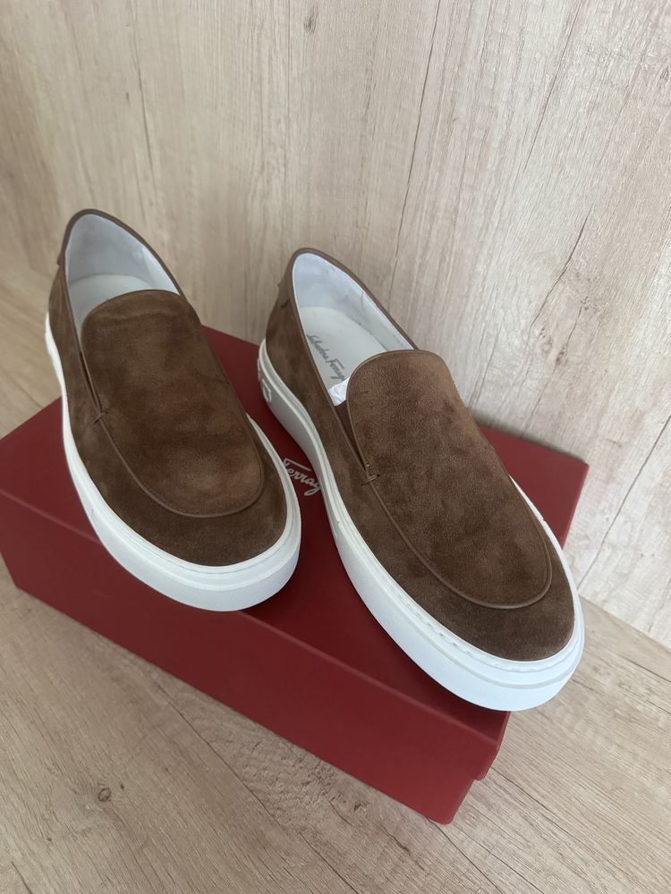 Кеды,слипоны salvatore ferragamo