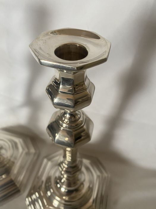 Par de casticais em prata portuguesa da Topazio