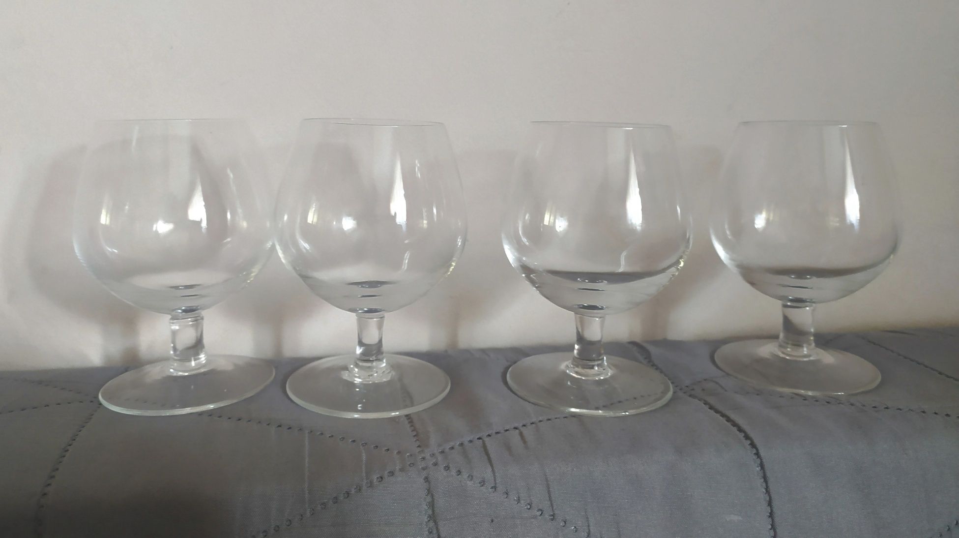 4 kieliszki do koniaku PRL