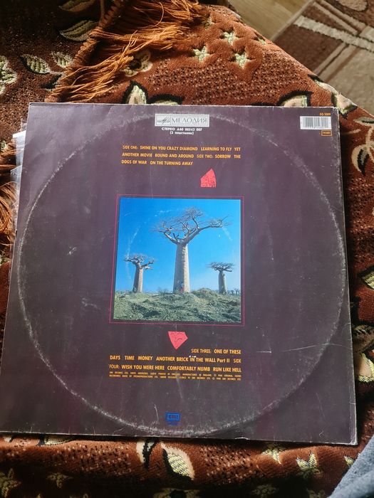 Вінілова платівка Pink Floyd, виниловая пластинка