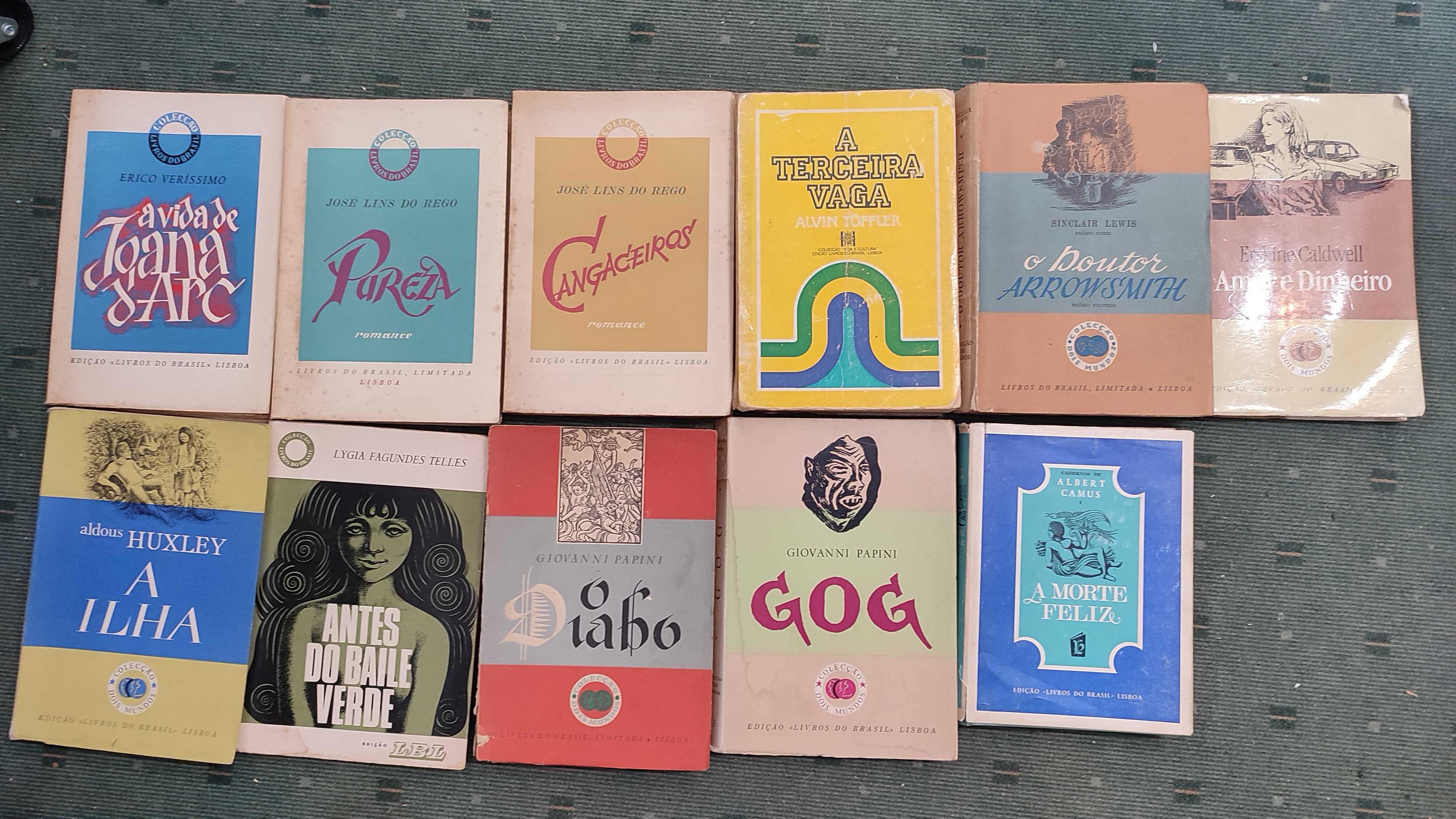 Lote Livros Literatura Edição Livros do Brasil - Cada 3 €