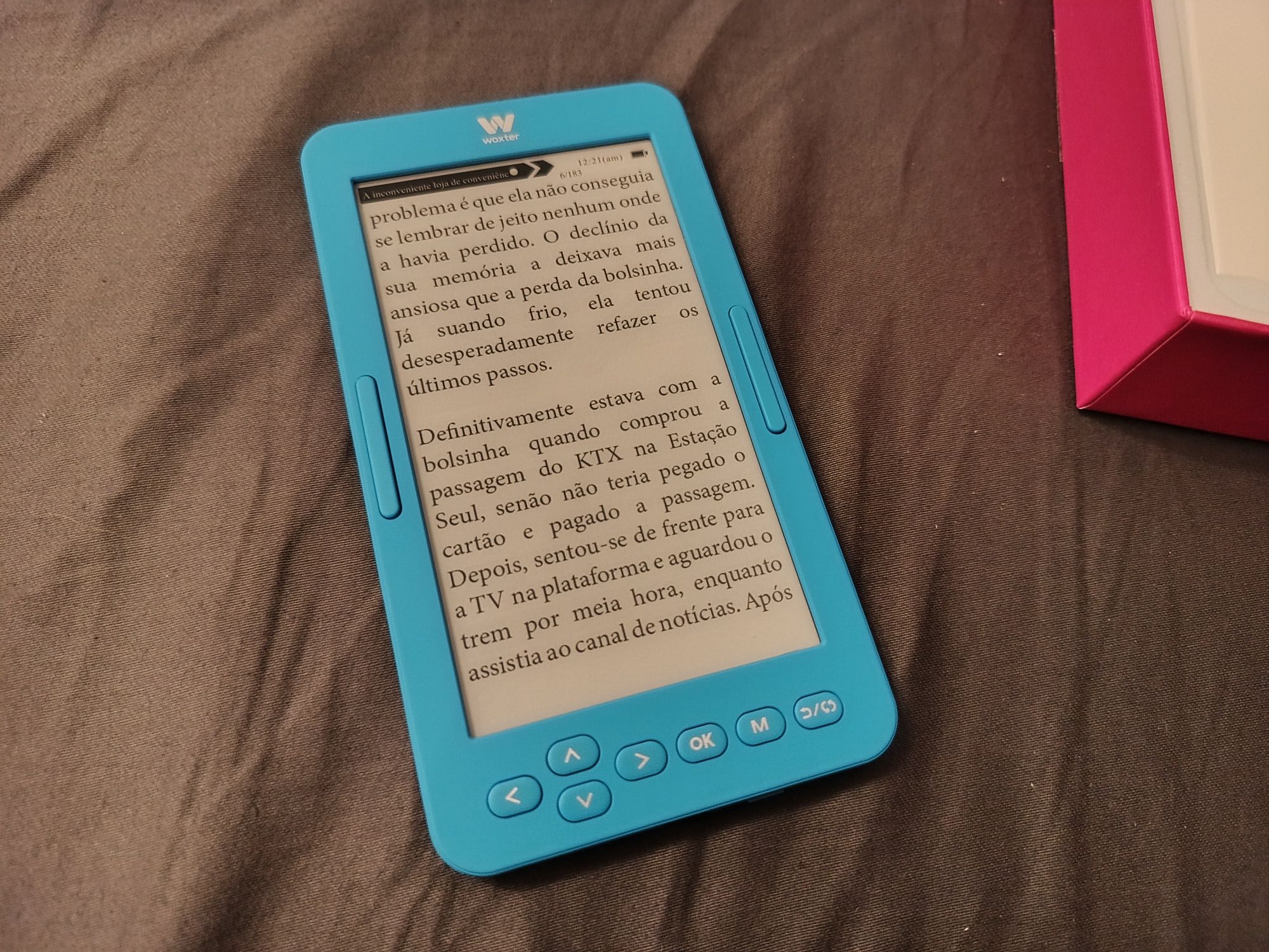 Mini Ereader Woxter Scriba 195S - Azul